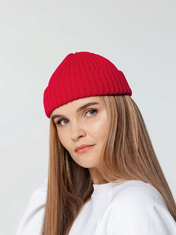 Шапка Hipsta, ярко-красная - рис 5.