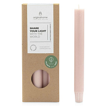 Originalhome столовая свеча, набор 10 шт. - Light pink