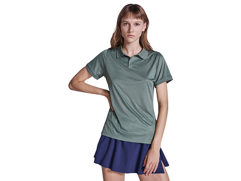 Поло TORMO WOMAN, лаврово-зеленый - рис 5.