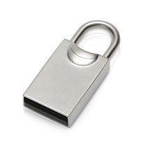 USB-флешка 2.0 на 16 Гб «Lock», серебристый