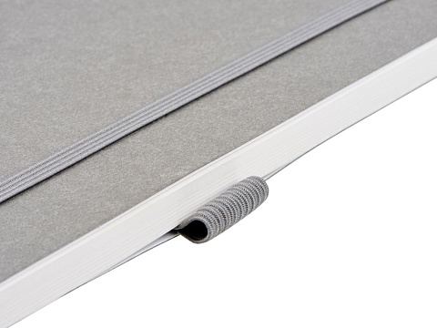 Блокнот из моющегося крафта и каменной бумаги А5 Fleekstone, гибкая обложка, серый - рис 4.