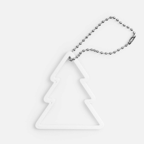 Подвеска «Елочка», 3D-печать, белая - рис 5.