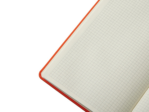 Блокнот в твердой обложке A5 Виспи 2.0 в клетку, оранжевый - рис 5.