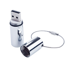 USB-флешка на 16 ГБ,  серебро