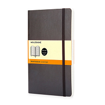 Записная книжка Moleskine Classic Soft (в линейку), Pocket (9х14 см), черный