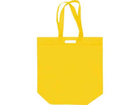Сумка для покупок из спанбонда Scope, 455*160*380 с ручкой 550/30 мм, желтый - рис 2.