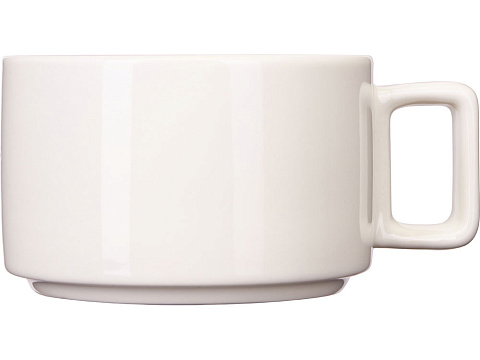 Набор чашка с бамбуковым блюдцем Sheffield, белый (Р) - рис 2.