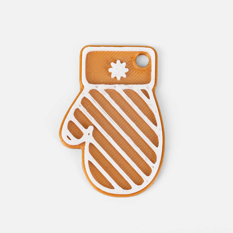 Мини-подвеска «Пряник», варежка