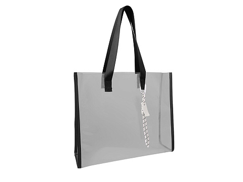 Брелок-веревочка на карабине Trinket, черно-белый - рис 6.