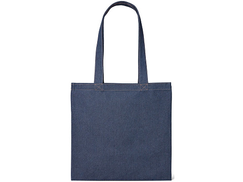 Джинсовая сумка-шоппер Indigo  с широкими лямками - рис 2.