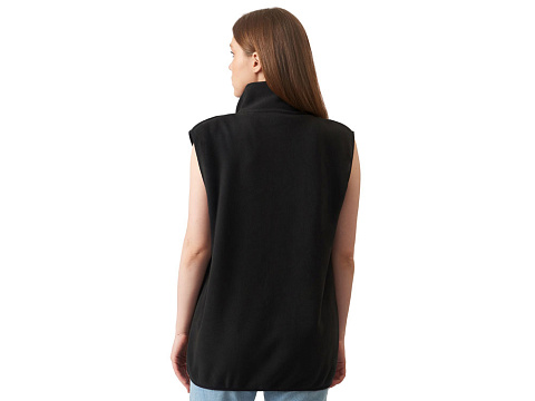 Жилет флисовый Trondheim унисекс, черный - рис 6.