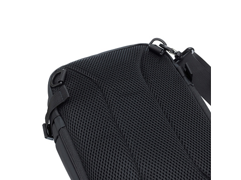 Рюкзак на одно плечо TORBER Xtreme, чёрный, 20 х 8 х 31 см, 5л - рис 10.