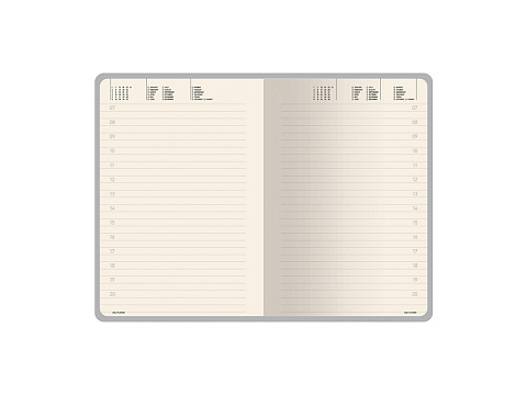 Ежедневник недатированный А5 Megapolis Velvet New, темно-синий navy - рис 4.