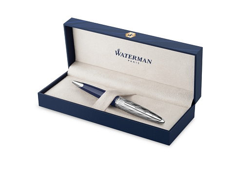 Шариковая ручка Waterman Carene22 SE deluxe Blue CT, стержень: M, цвет: Blue, в подарочной упаковке - рис 2.