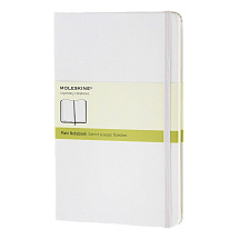 Записная книжка Moleskine Classic (нелинованный) в твердой обложке, Large (13х21см), белый