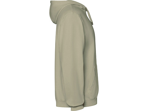 Толстовка с капюшоном KENIA унисекс, светлый хаки выстиранный - рис 4.