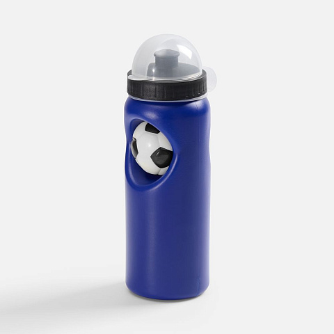 Бутылка с антистрессом Footballer, синяя - рис 2.
