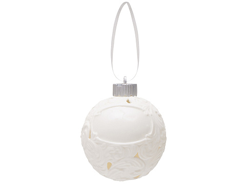 Шар новогодний с подсветкой и зоной для персонализации - рис 2.