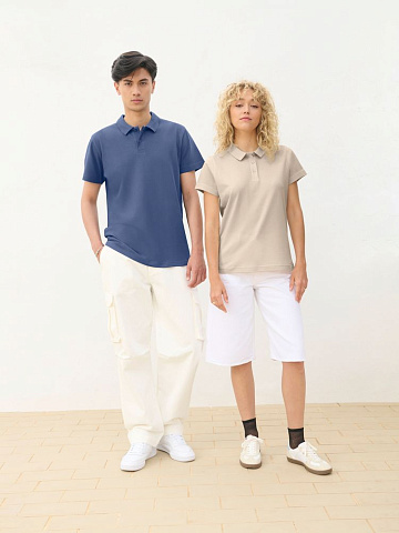 Рубашка поло унисекс Pulse, ярко-зеленая - рис 6.