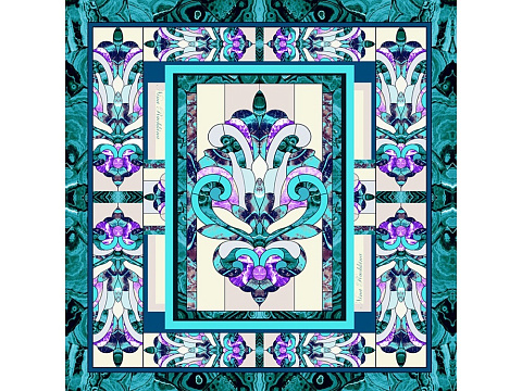 Набор: платок Каменный цветок и свеча Утонченность - рис 4.