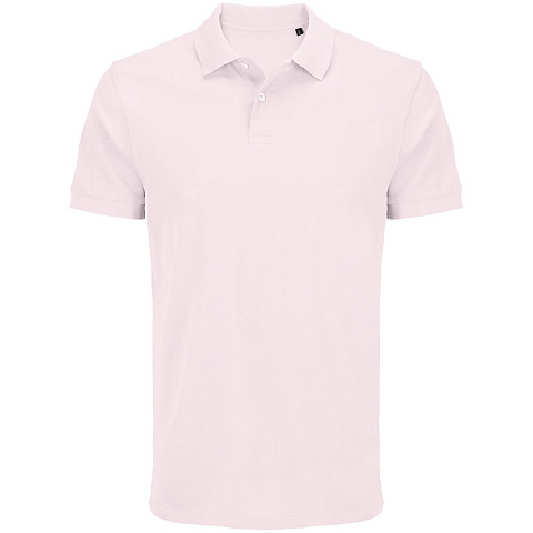 Рубашка поло унисекс Pacific, светло-розовая - рис 2.