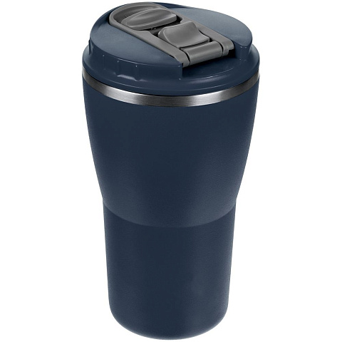 Термостакан Sapporo без логотипа, темно-синий - рис 6.