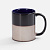 Кружка-хамелеон On Display, глянцевая, черная с синим - миниатюра - рис 5.