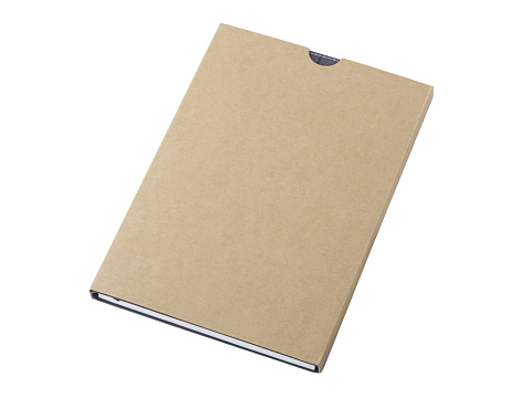 Блокнот А5 Bradbury, гибкая обложка, 80 листов 80 гр/м2 FSC бумага, темно-серый - рис 8.