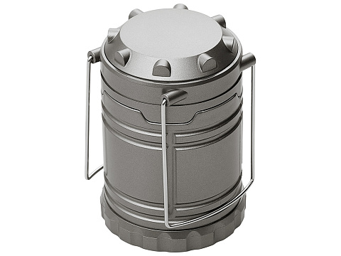 Туристический фонарь с эффектом пламени Beacon, серый - рис 8.