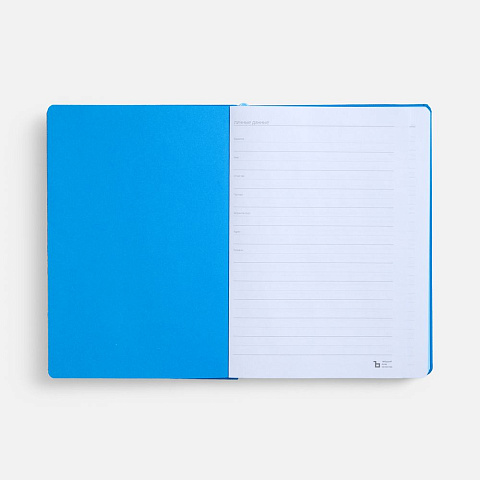 Ежедневник Peel, недатированный, голубой - рис 8.
