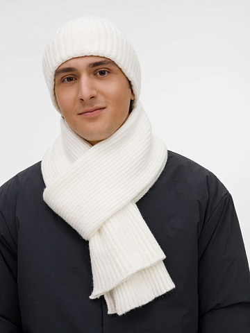 Шарф Laconi, молочно-белый - рис 9.