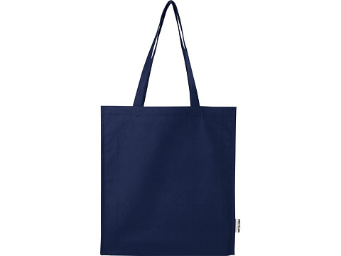 Florida эко-сумка с ластовицей плотностью 270 г/м² - темно-синий - рис 2.