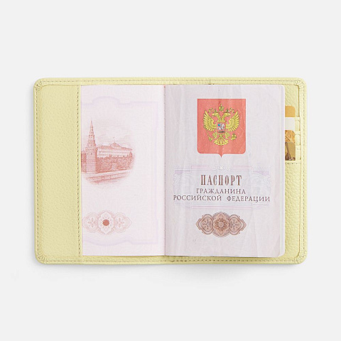 Обложка для паспорта Unison, светло-зеленая - рис 7.