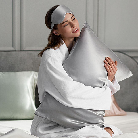 Маска для сна Essential, светло-серая - рис 5.