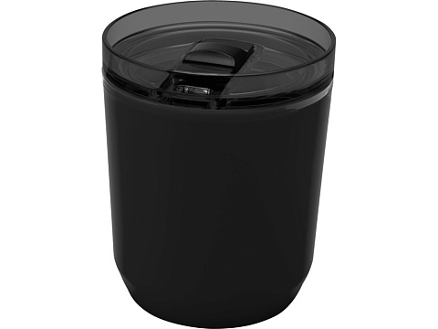 Hudson кружка из переработанного пластика с двойными стенками объемом 180 мл, сплошной черный - рис 5.