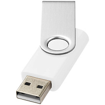 USB-флешка на 16 Гб Rotate Basic, белый