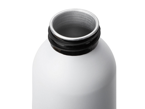 Алюминиевая бутылка для воды с ручкой Plain Alu, 650 мл, белый - рис 2.