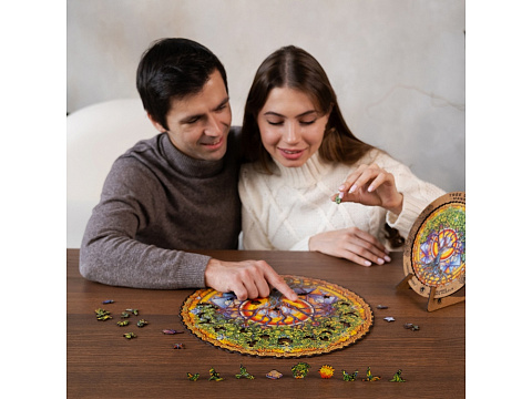 Деревянный пазл мандала Дерево жизни - рис 3.