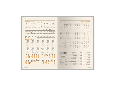 Ежедневник А5 датированный Boston 2026, синий с голубым обрезом - рис 8.