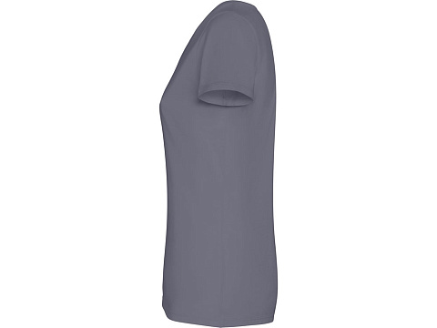 Футболка Fiyi женская, серо-голубой выстиранный - рис 4.