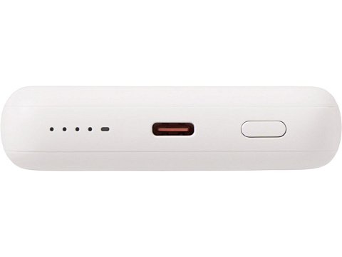 Магнитный внешний беспроводной аккумулятор Polarix, QC/PD, 10000 мАч, слоновая кость - рис 6.