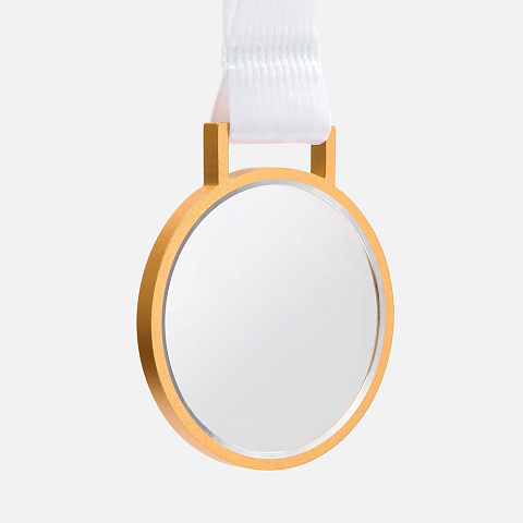 Медаль Glassica, золотистая - рис 2.