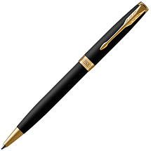 Ручка шариковая Parker Sonnet Core Matte Black GT, черный/золотистый