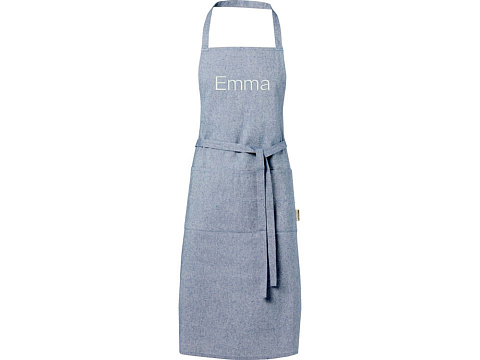 Pheebs 200 g/m2 recycled cotton apron, синий - рис 5.