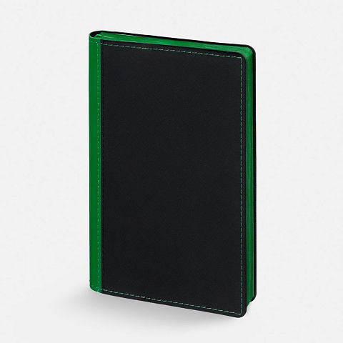 Ежедневник Nice Twice, недатированный, черный с ярко-зеленым - рис 3.