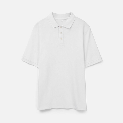 Рубашка поло унисекс Upswing, белая - рис 2.