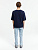 Джемпер с коротким рукавом Siluetti Volumica, темно-синий - миниатюра - рис 9.