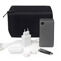 Органайзер для электроники и проводов Aisle, черный