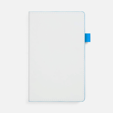 Ежедневник White Shall, недатированный, бело-голубой - рис 2.