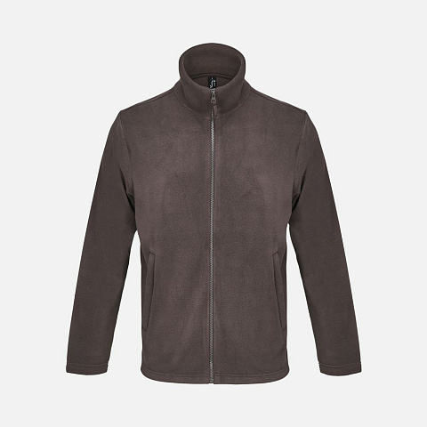 Куртка флисовая унисекс Nitro, коричневая - рис 2.